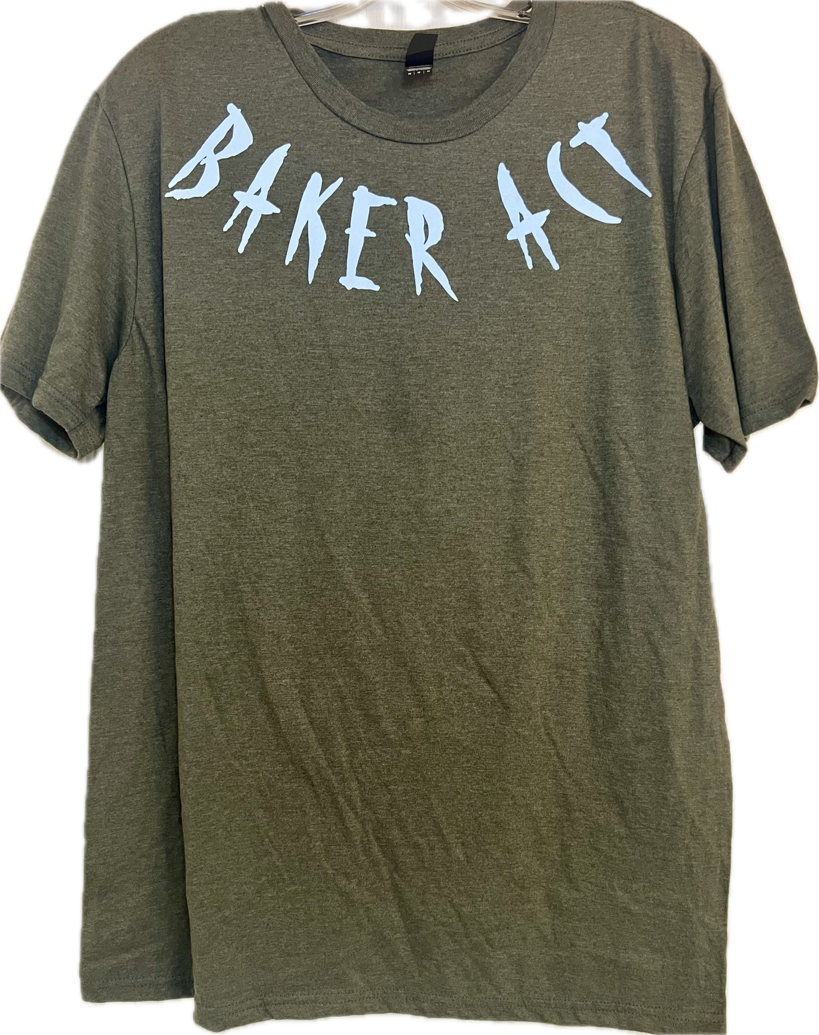Unisex Army Green & White DOT Reflective T-Shirt