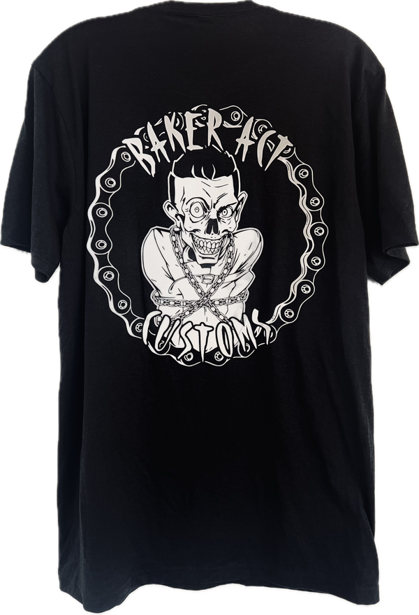 Unisex Black & White DOT Reflective T-Shirt
