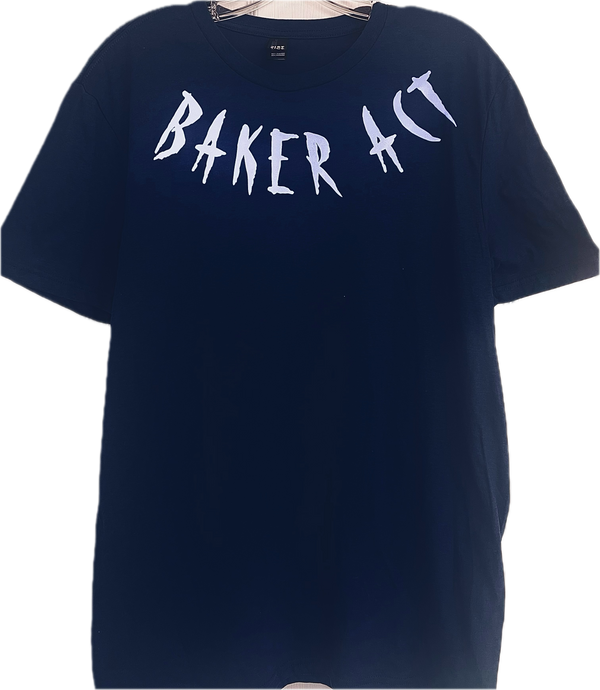 Unisex Dark Blue & White DOT Reflective T-Shirt