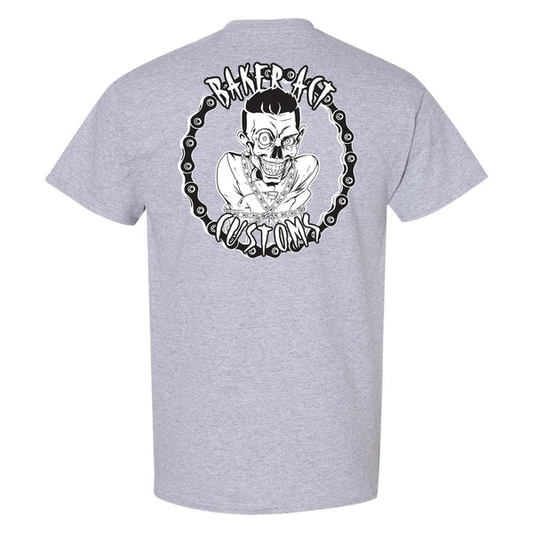 Men's Heather Grey & White Logo T-Shirt