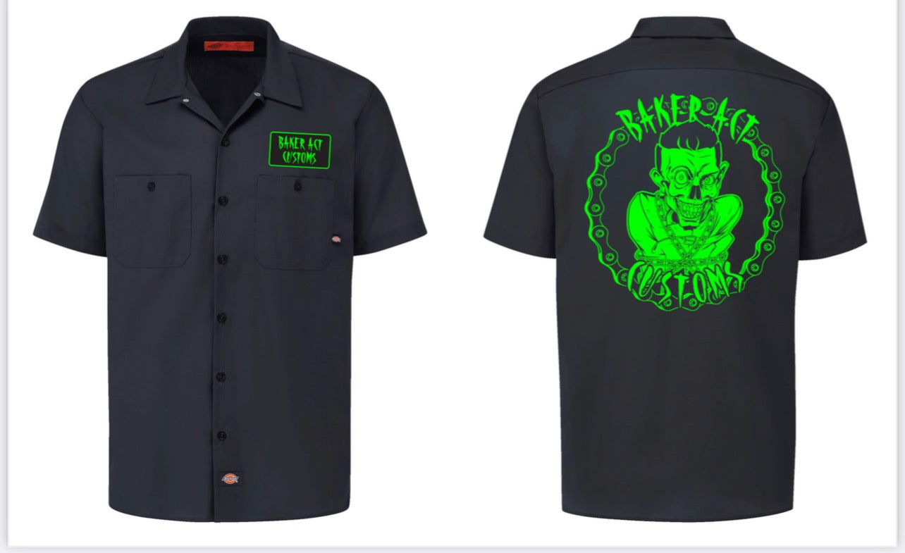 BAKER ACT Logo Dickies Mechanic Shirt