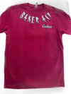 Men's Maroon with White Logo T-Shirt