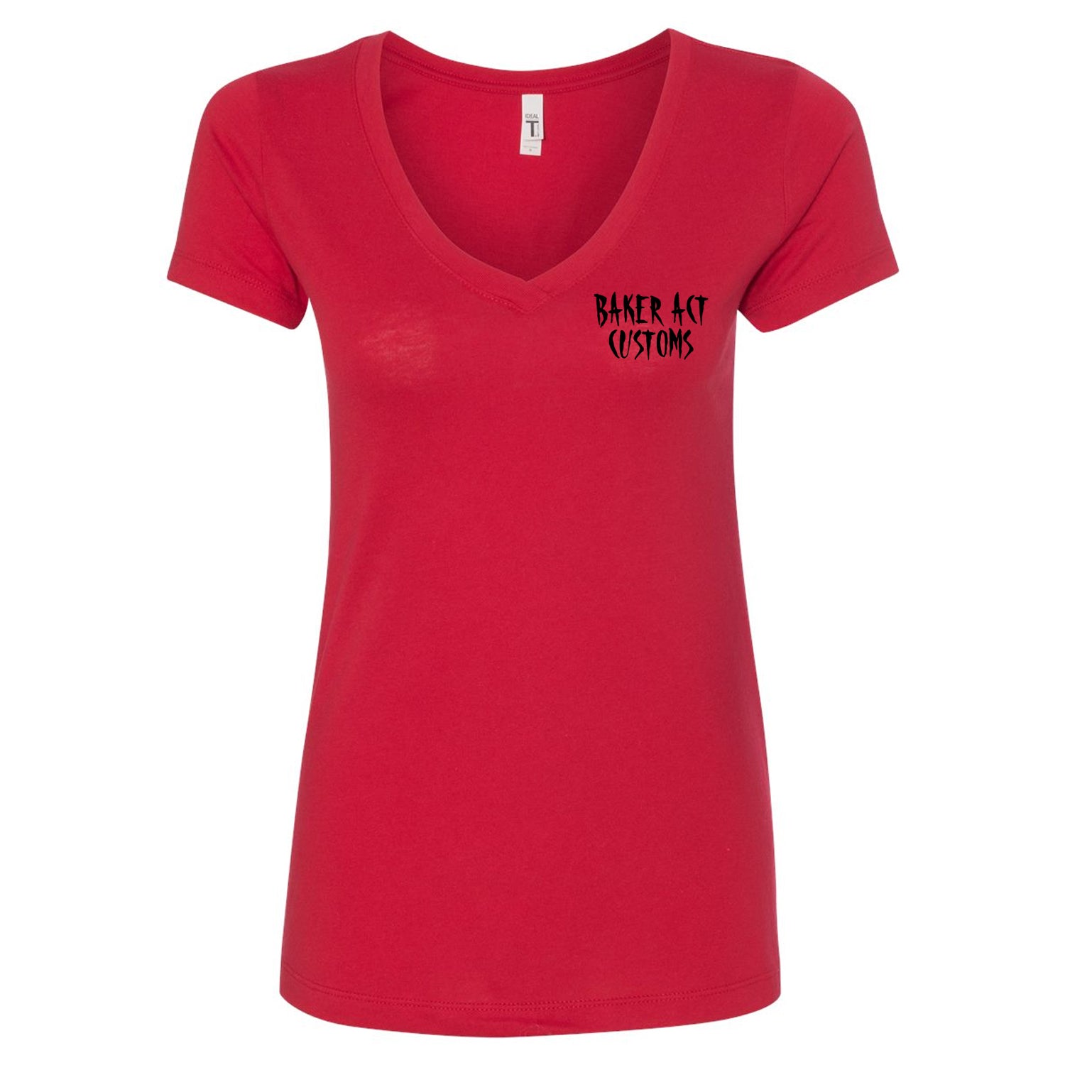 Ladies Red & Black Girl Logo