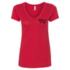 Ladies Red & Black Girl Logo