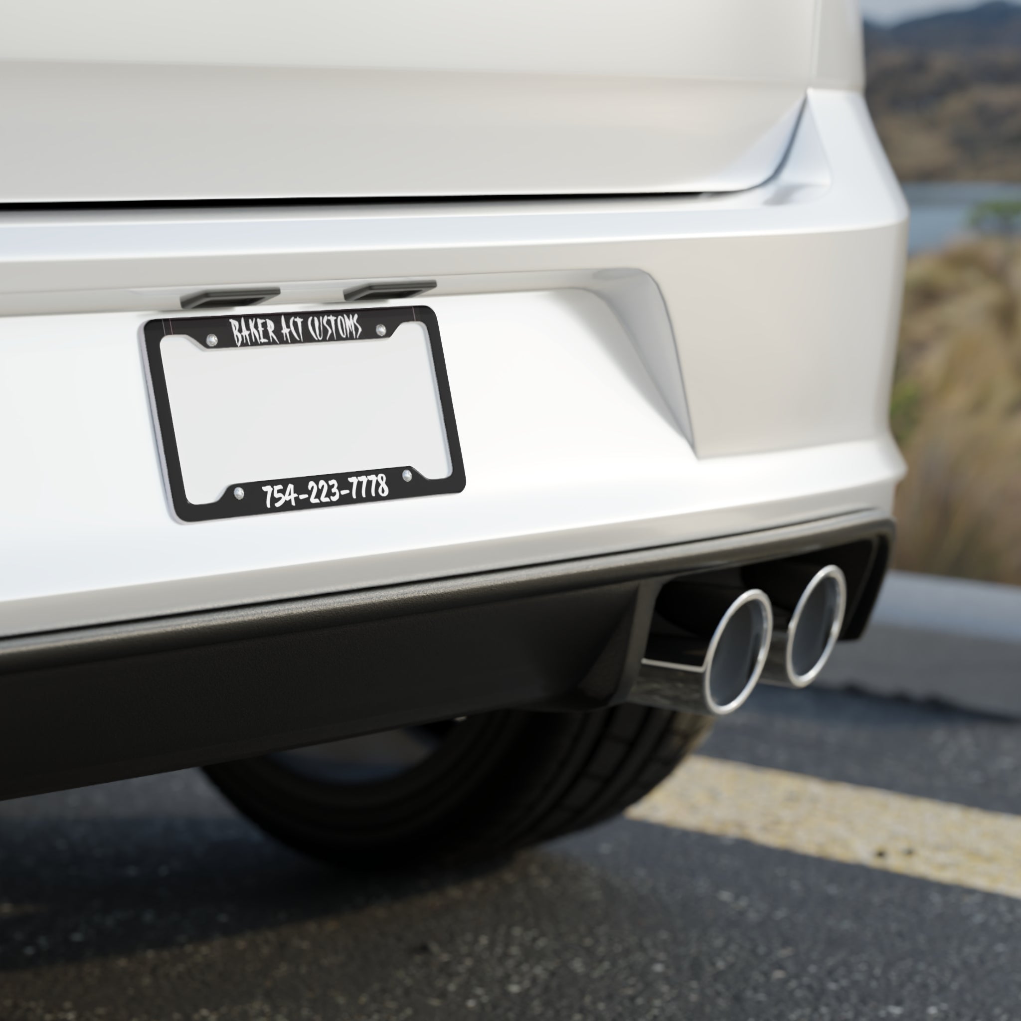 Baker Act Customs - License Plate Car Frame