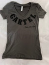 Ladies CARTEL/BAKER ACT Grey & Black Skull