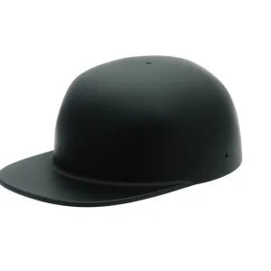 Mikes Pro Lids Baseball Cap Style Helmet – Matte Black – Size XL