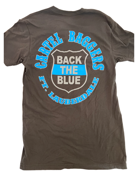 Men's Cartel Back the Blue Grey & Blue