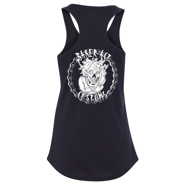 Ladies Black Racer Back Tank