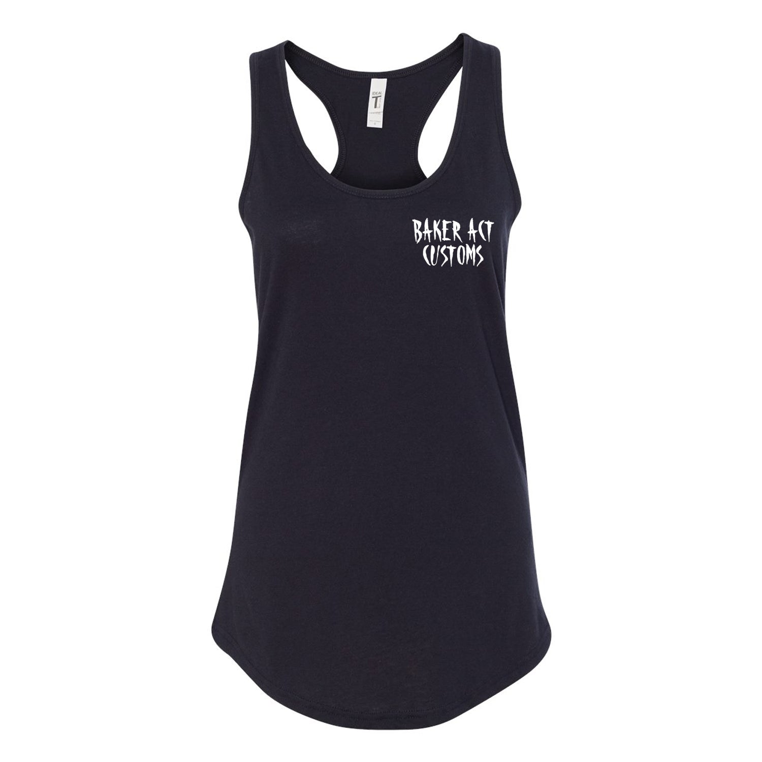 Ladies Black Racer Back Tank