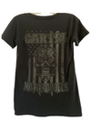 Ladies CARTEL Black on Black Distressed Flag