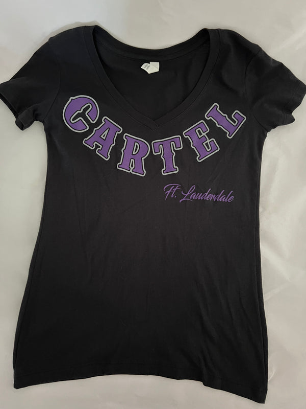 Ladies CARTEL Life Behind Bars Black & Purple