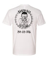 Men's White & Black Logo with Number