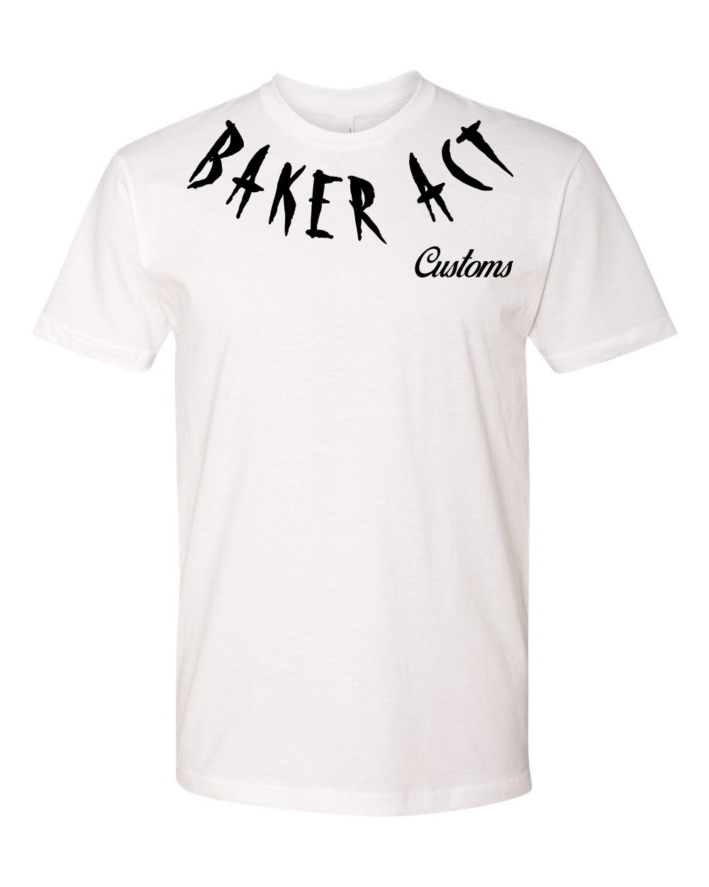 Men's White & Black Logo with Number