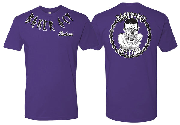 Men's Purple & Black Logo